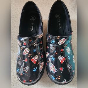 Fun Sugar Skull Clogs